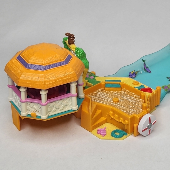 Complete 1998 Polly Pocket Canoe Fun Vintage Bluebird - Picture 6 of 8